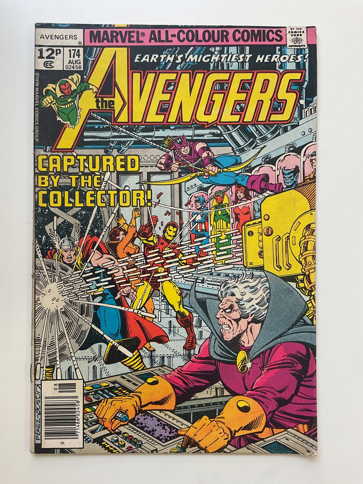 Avengers #174 1978 Marvel Comics UK Price Variant