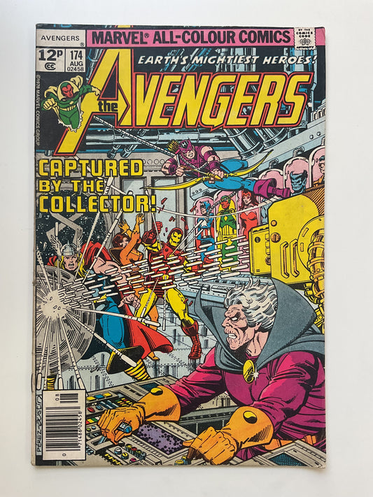 Avengers #174 1978 Marvel Comics UK Price Variant