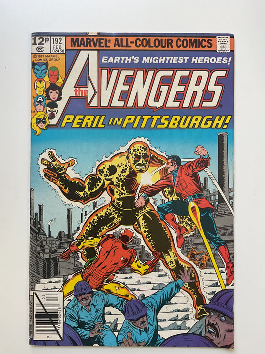 Avengers #192 1979 Marvel Comics Uk Price Variant