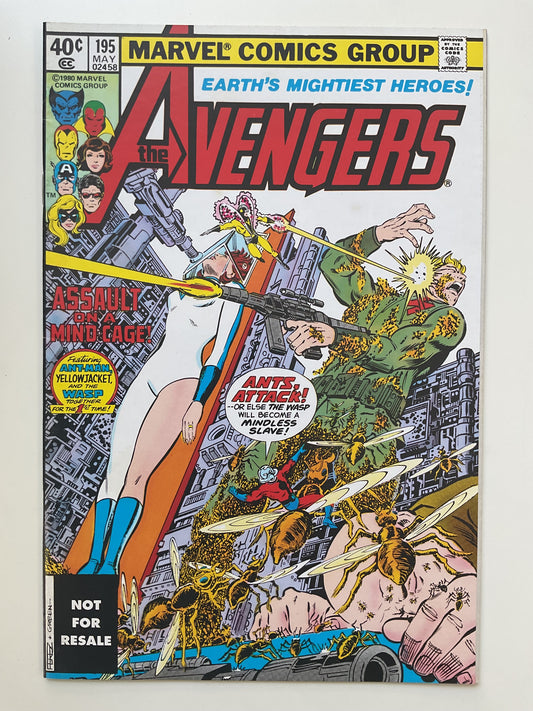 Avengers #195 Marvel Legends Reprint 2006 Marvel Comics 1st Cameo Appearance of Taskmaster
