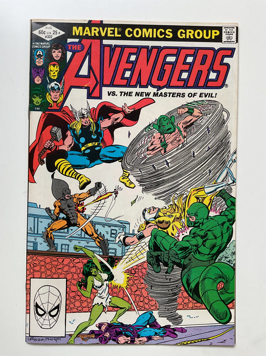 Avengers #222 1982 Marvel Comics