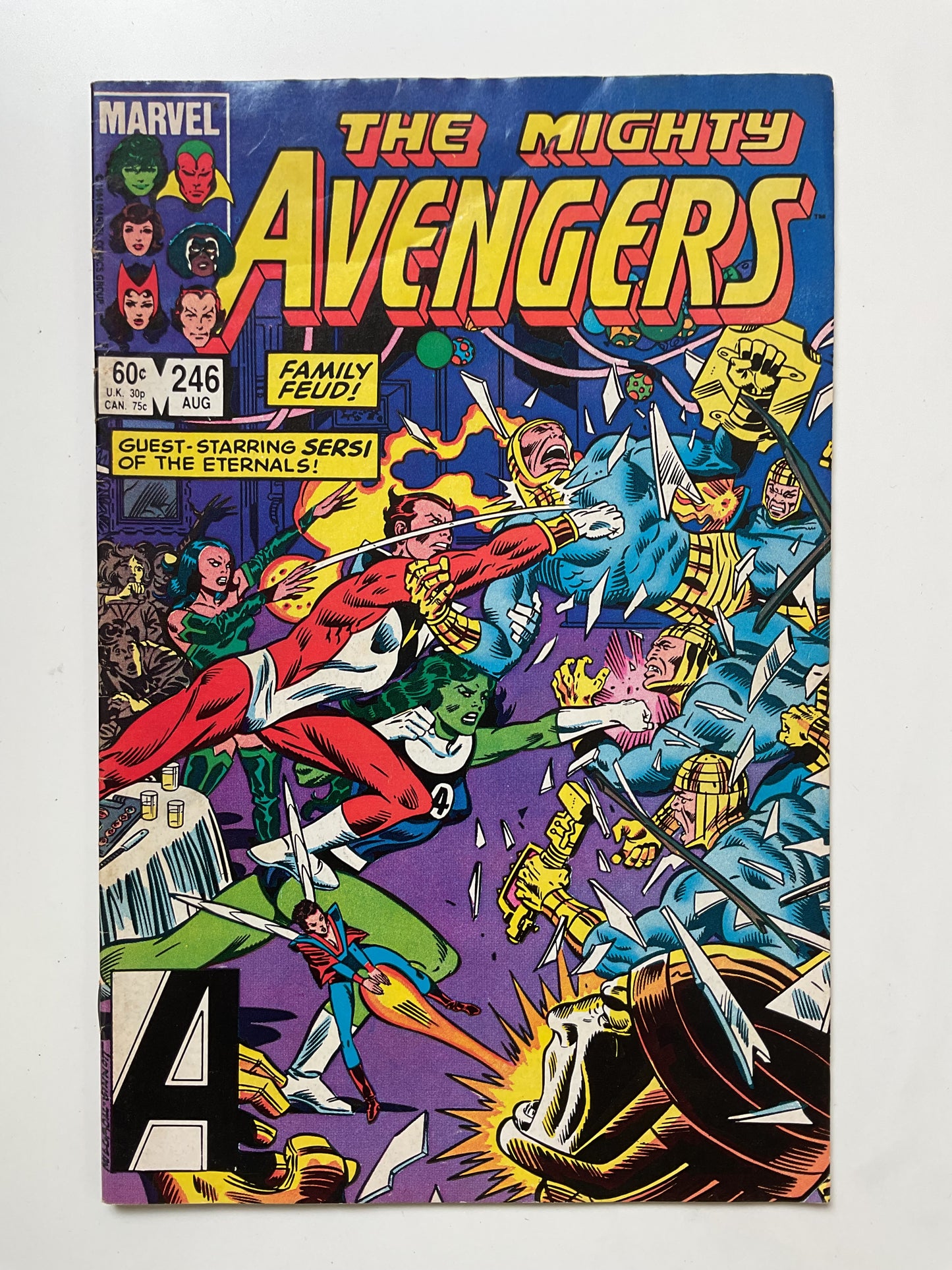 Avengers #246 1984 Marvel Comics 1st Appearance Of Maria Rambeu