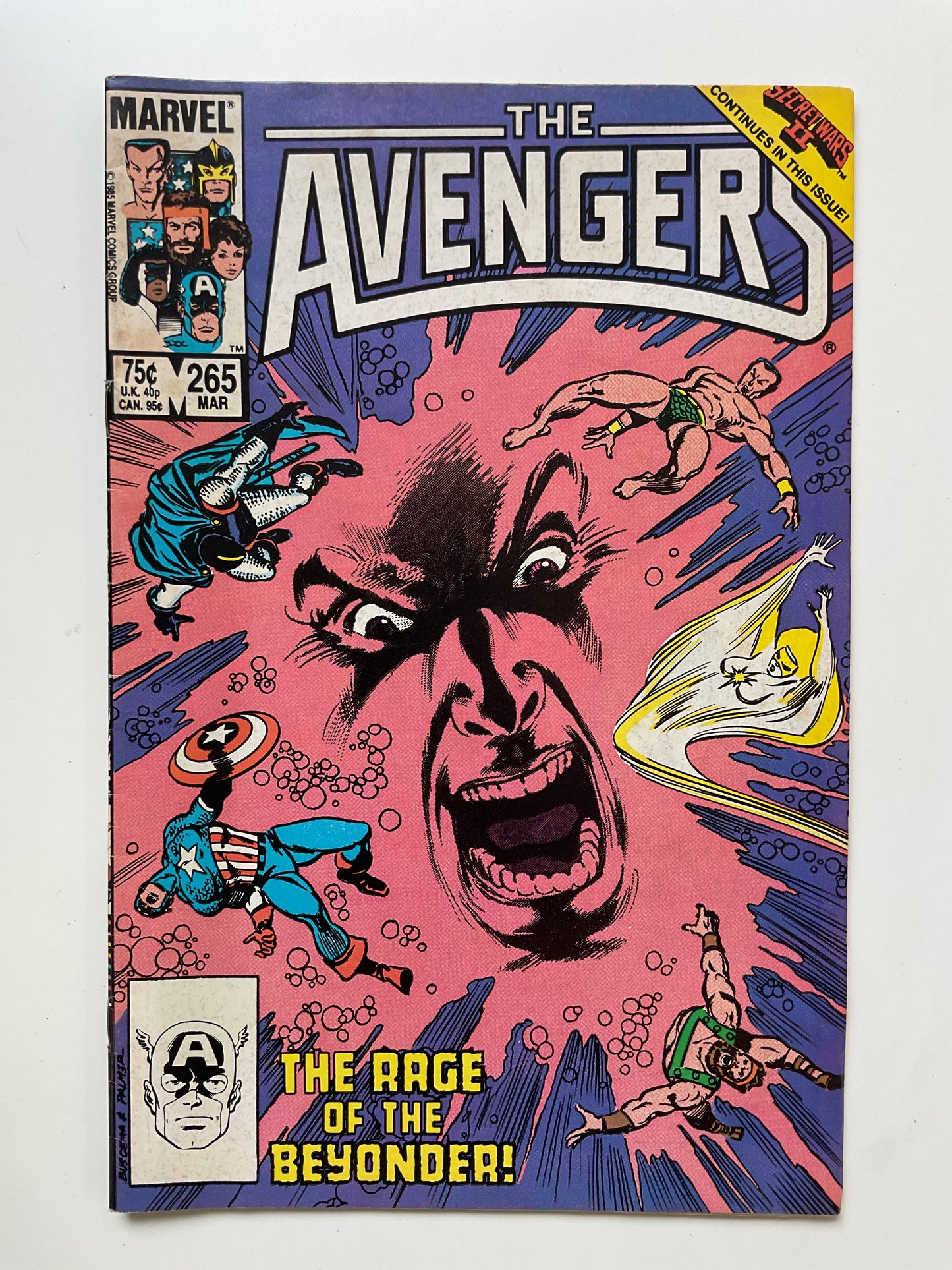 Avengers #265 1985 Marvel Comics Secret Wars II