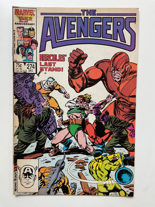 Avengers #274 1986 Marvel Comics
