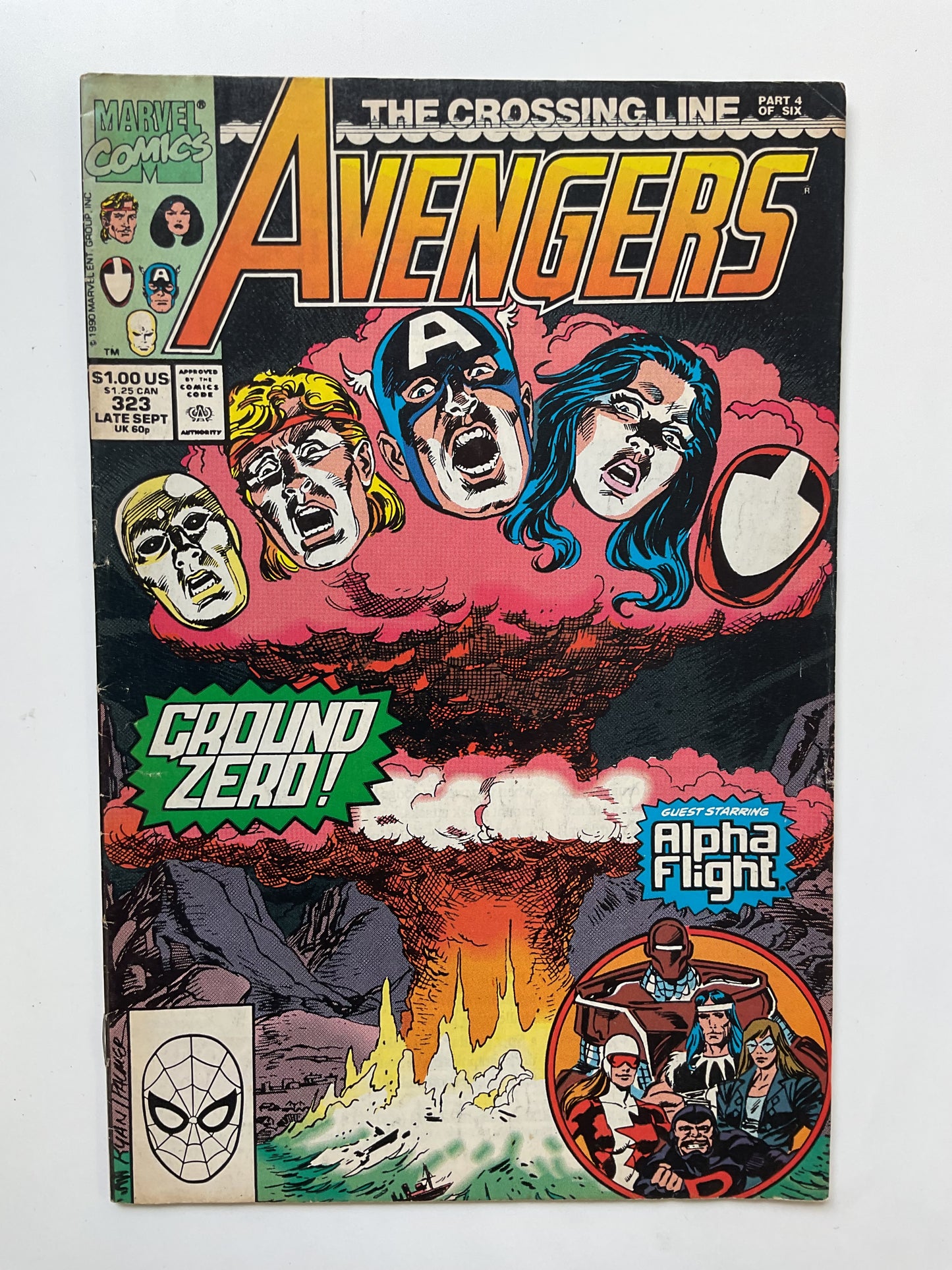 Avengers #323 1990 Marcel Comica