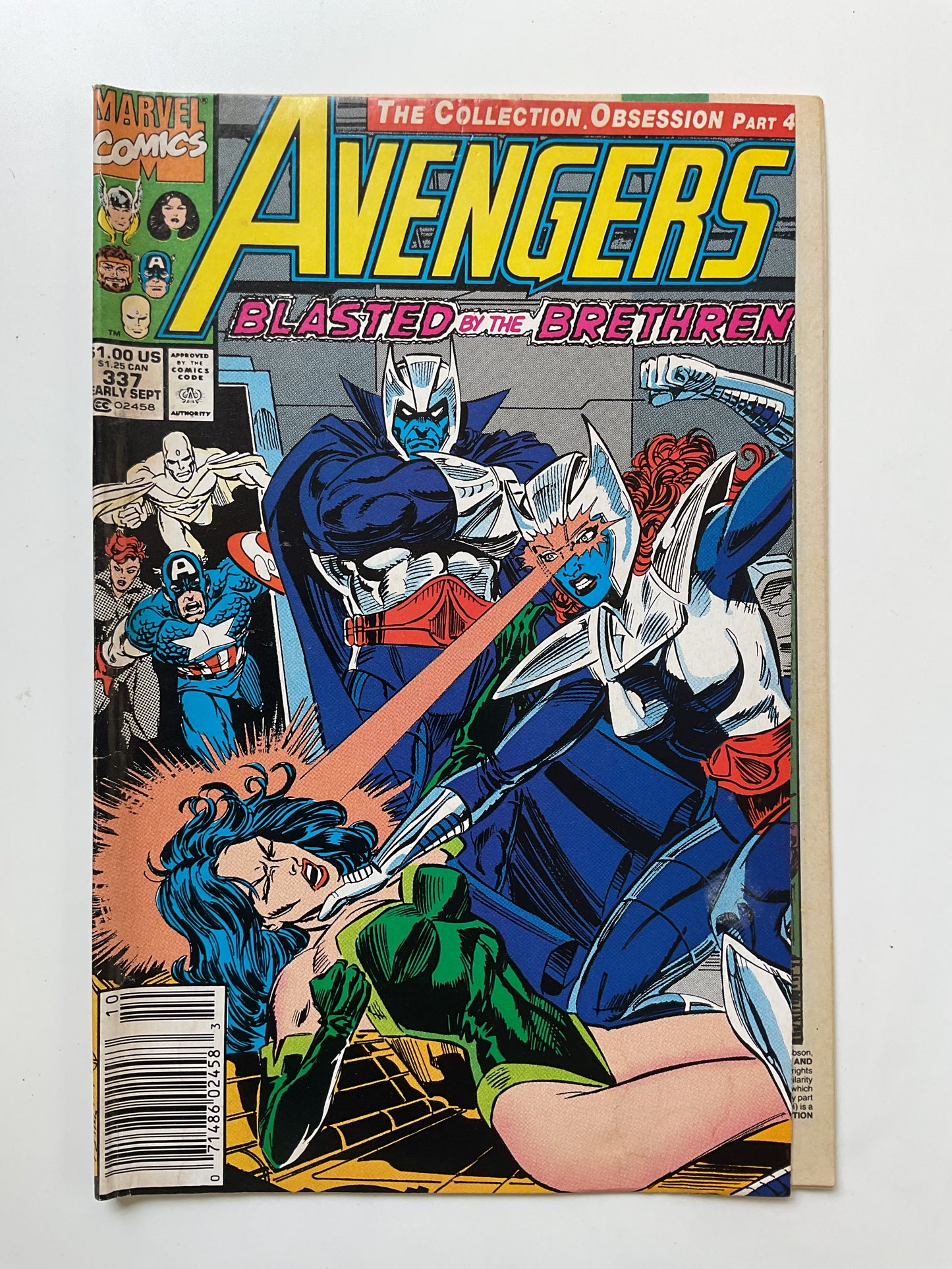 Avengers #337 1991 Marvel Comics