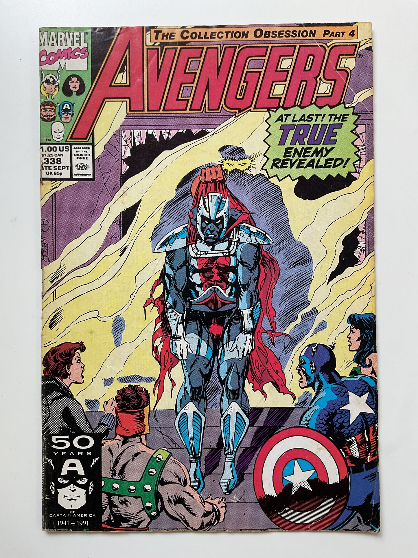 Avengers #338 1991 Marvel Comics