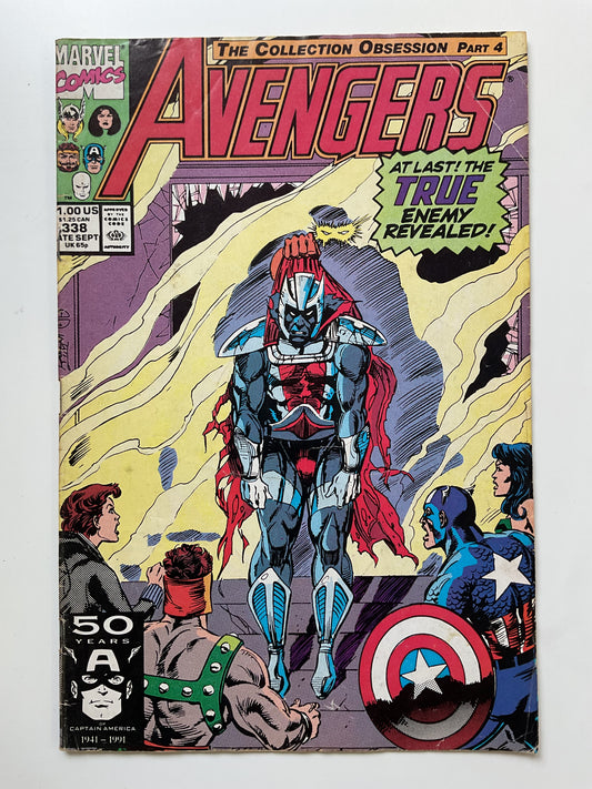 Avengers #338 1991 Marvel Comics
