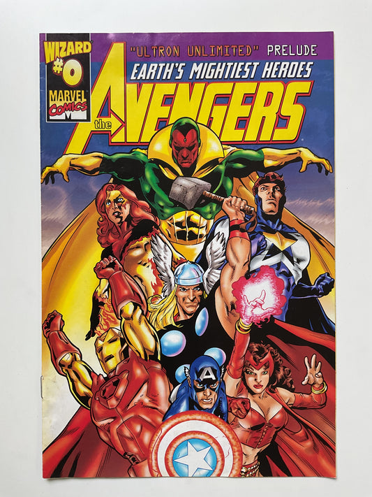 Avengers #0 1999 Marvel Comics Wizard Magazine