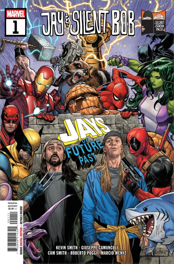 Jay And Silent Bob Jays Of Future Past 2026 Marvel Comics
