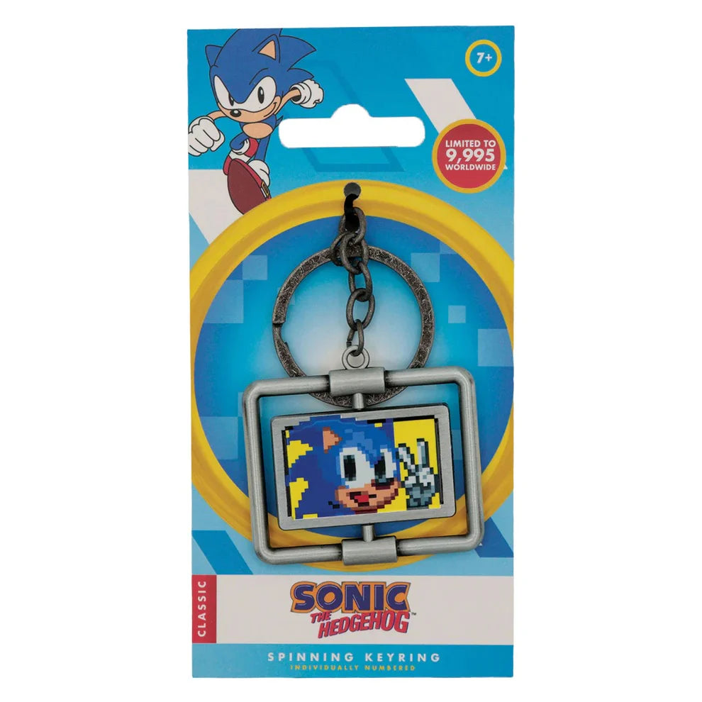Sonic The Hedgehog Spinning Keyring