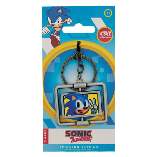 Sonic The Hedgehog Spinning Keyring
