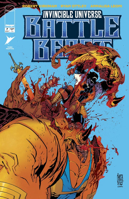 Invincible Universe Battle Beast #7 3rd Print 2026 Image Comics Skybound