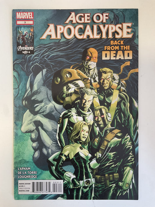 Age Of Apocalypse #3 2012 Marvel Comics
