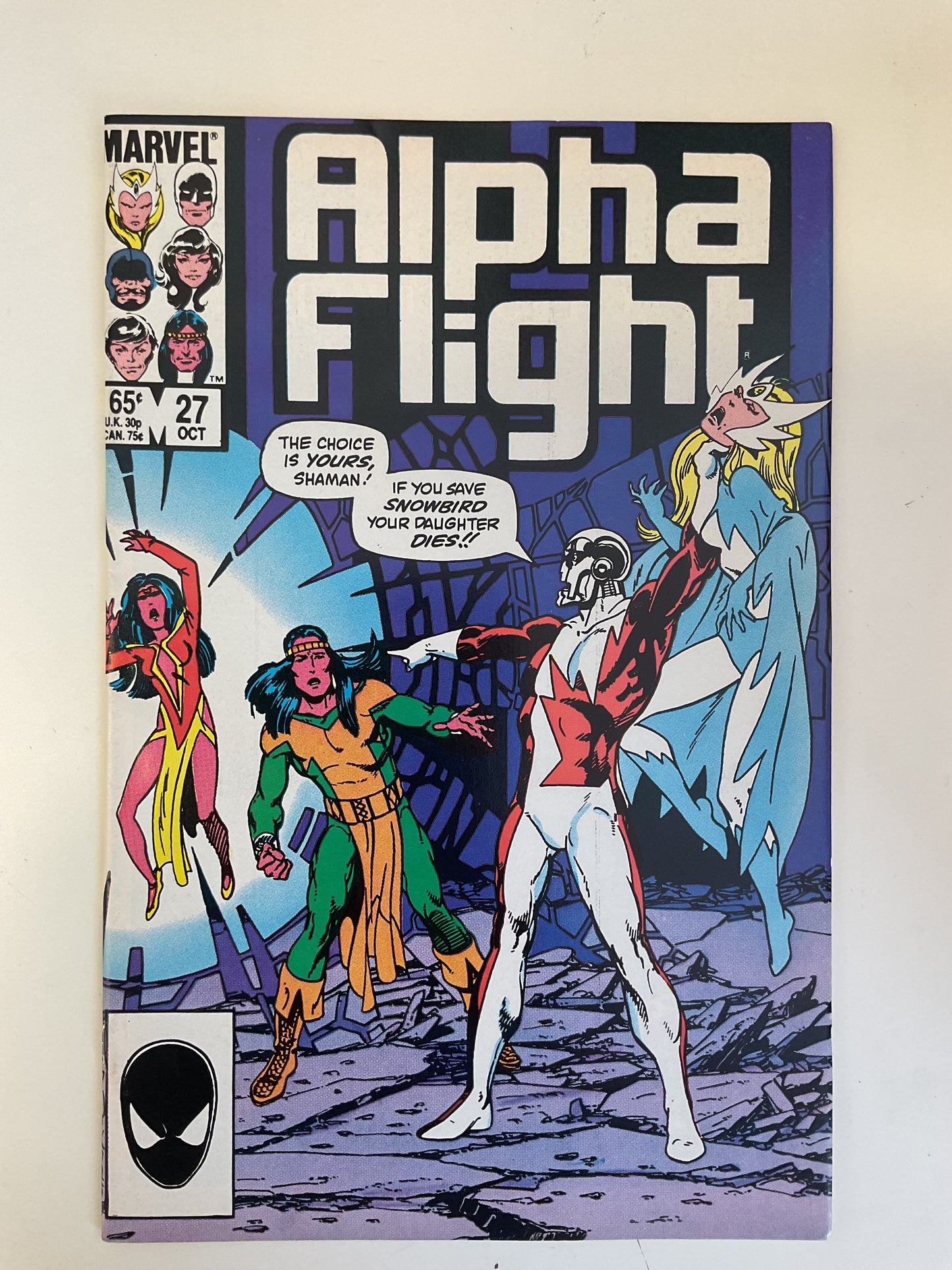 Alpha Flight #27 1985 Marvel Comics