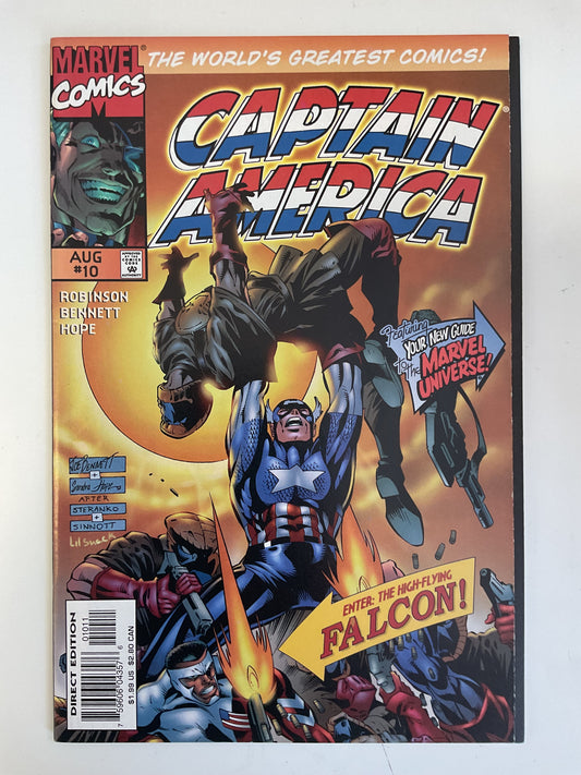 Captain America #10 1997 Marvel Comics