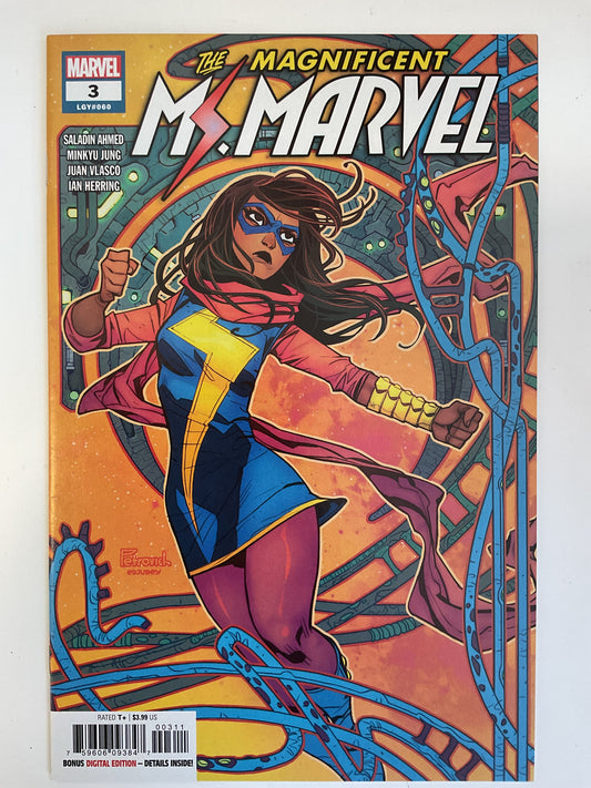 Magnificent Ms Marvel #3 2019 Marvel Comics Debut Of New Costume