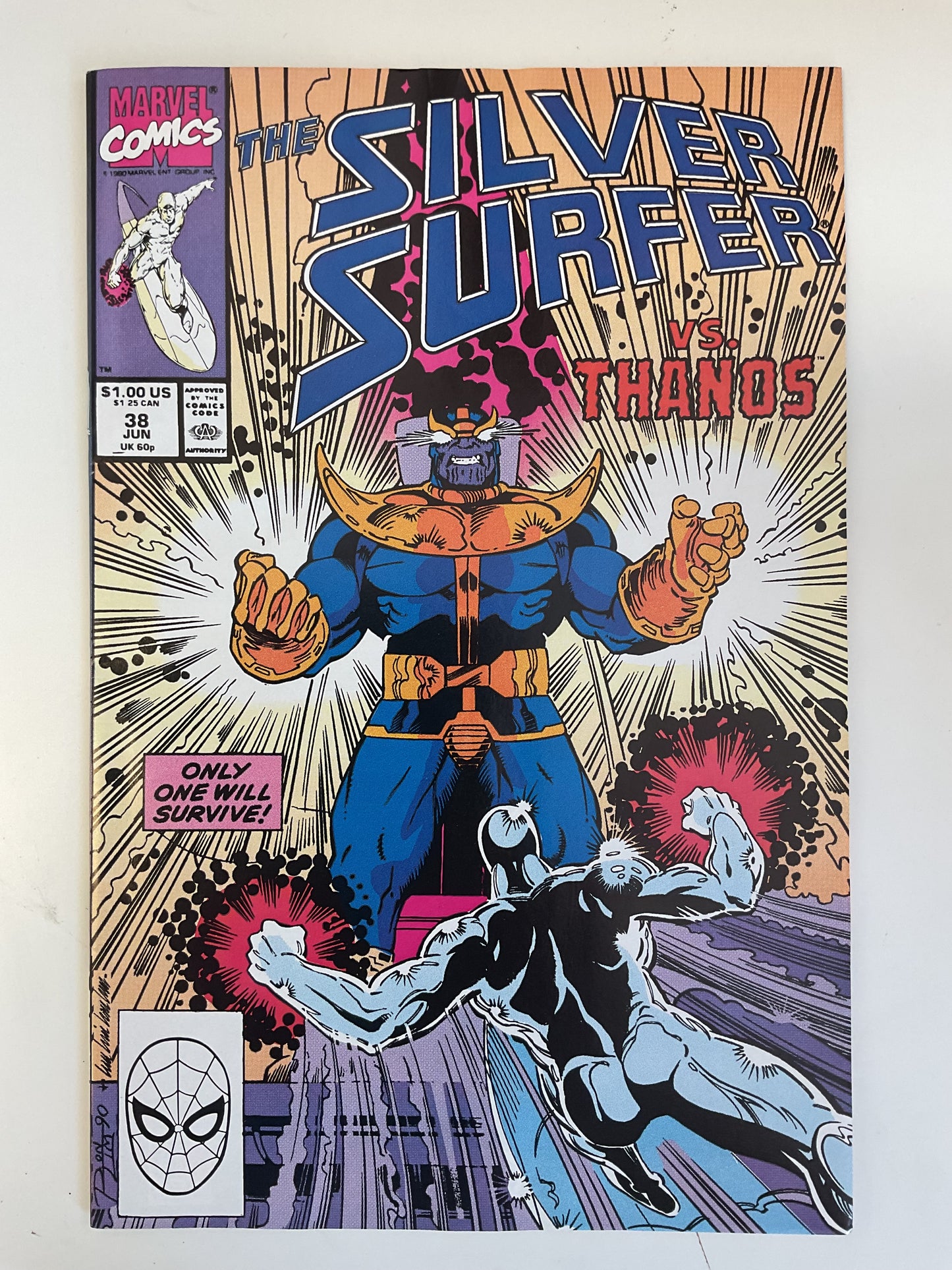 Silver Surfer #38 1990 Marvel Comics