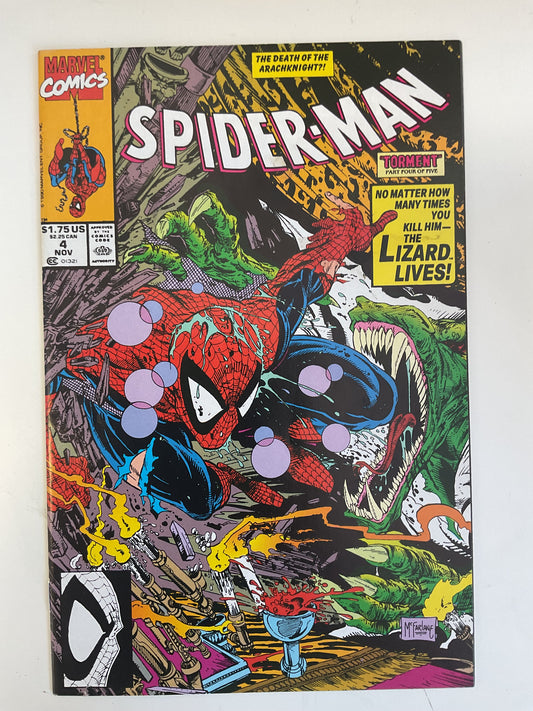 Spider-Man #4 1990 Marvel Comics McFarlane Cover