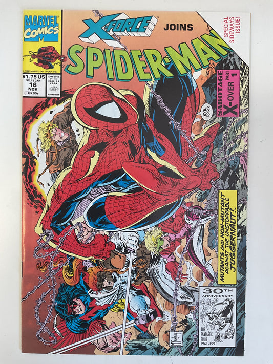 Spider-Man #16 1991 Marvel Comics Last McFarlane Issue