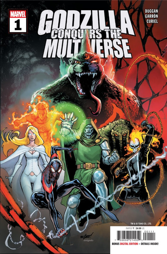 Godzilla Conquers The Multiverse #1 2026 Marvel Comics