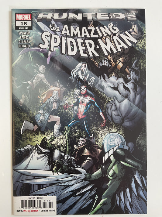 Amazing Spider-Man #18 2019 Marvel Comics Hunted