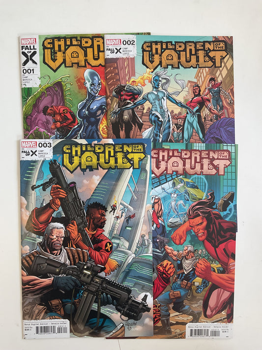 Children Of The Vault #1-4 2023 Marvel Comics Complete Series