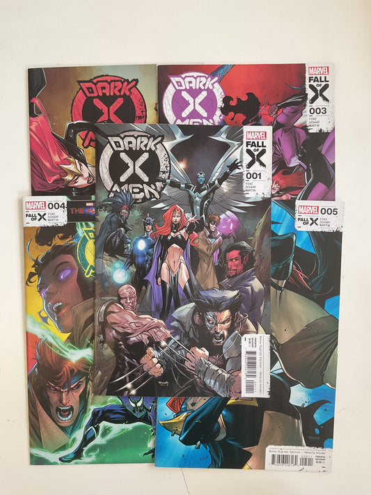 Dark X-Men #1-5 2023 Marvel Comics Complete Series