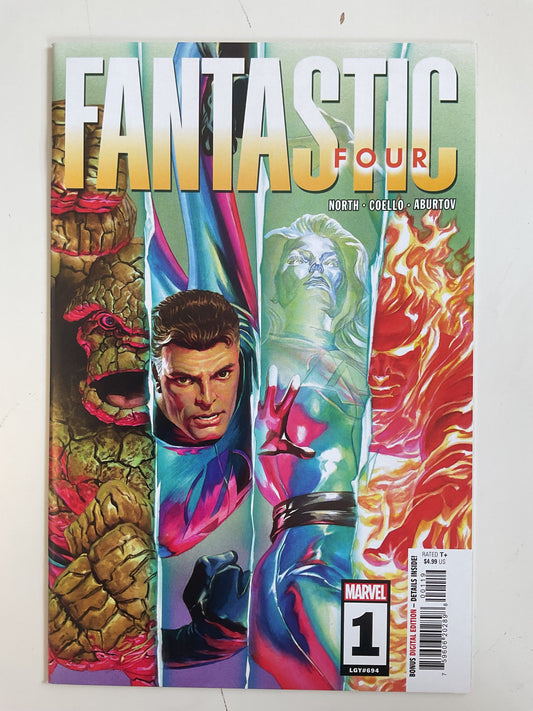 Fantastic Four #1 2023 Marvel Comics Alex Ross Variant