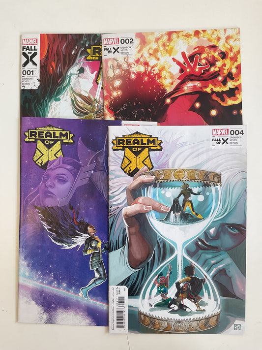 Realm Of X #1-4 2023 Marvel Comics Complete Series