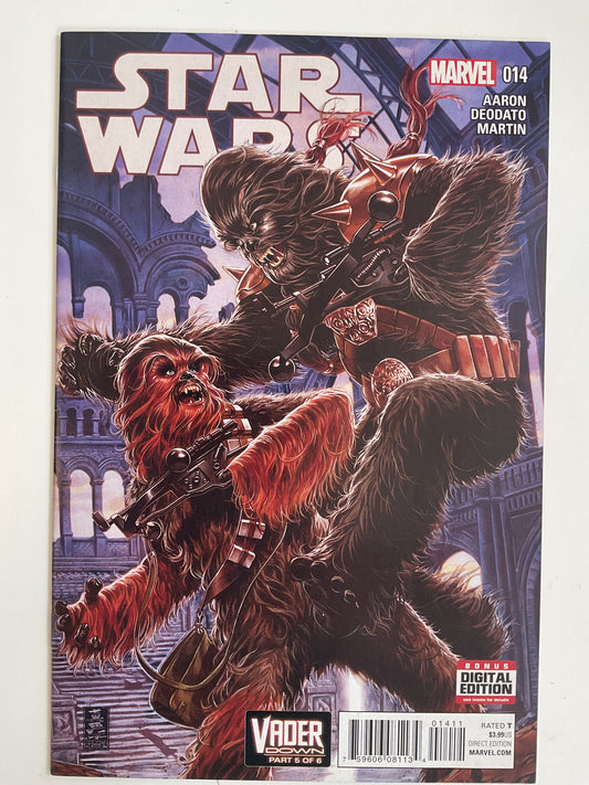 Star Wars #14 2016 Marvel Comics Chewie Vs Krrsantan