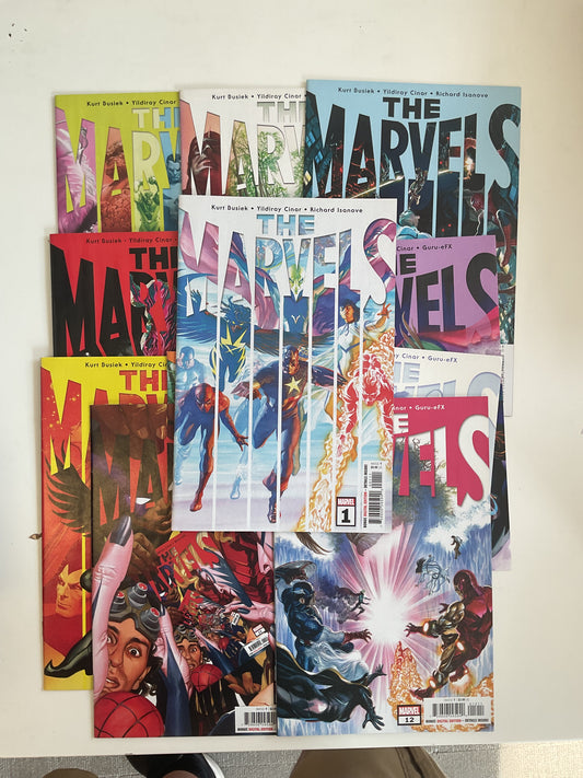 The Marvels #1-12 2021-2022 Marvel Comics Complete Series