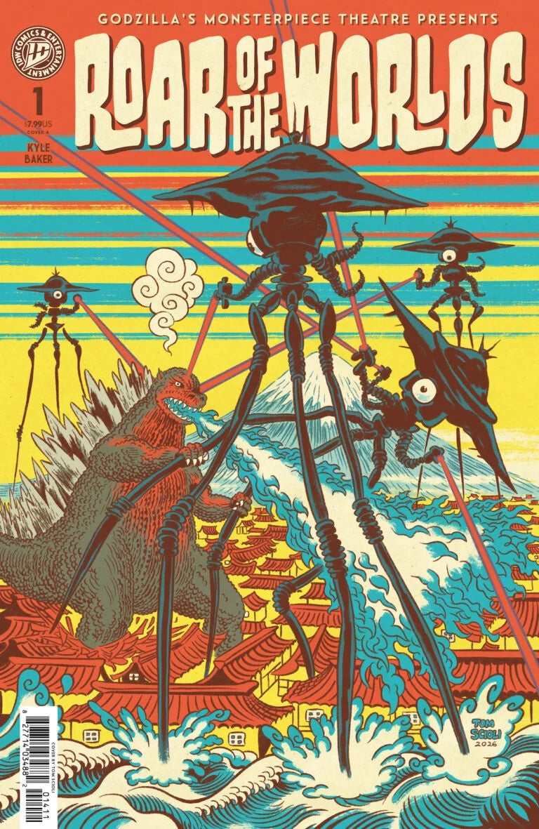 Godzilla Monsterpiece Theatre Roar Of The Worlds #1 2026 IDW Publishing