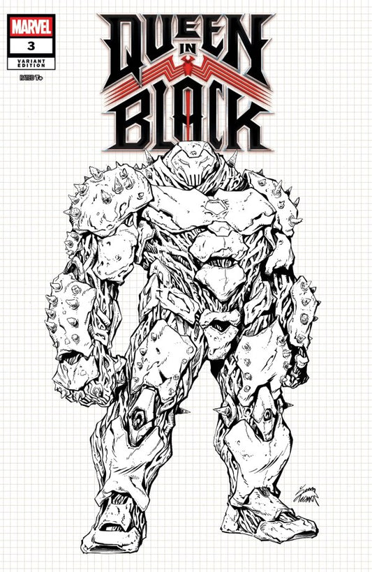 Queen In Black #3 2026 Marvel Comics 1:10 Stegman design Incentive Variant