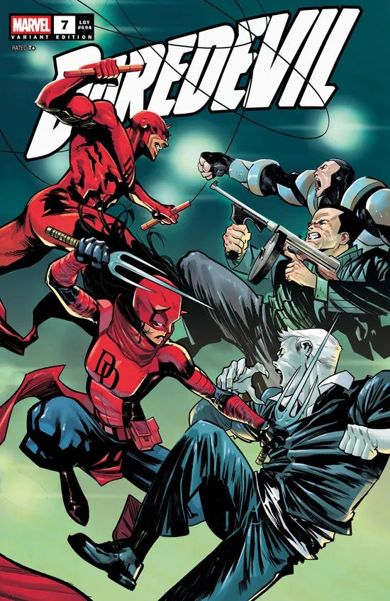 Daredevil #7 2026 Marvel Comics 1:25 Francesco Manna Incentive Variant