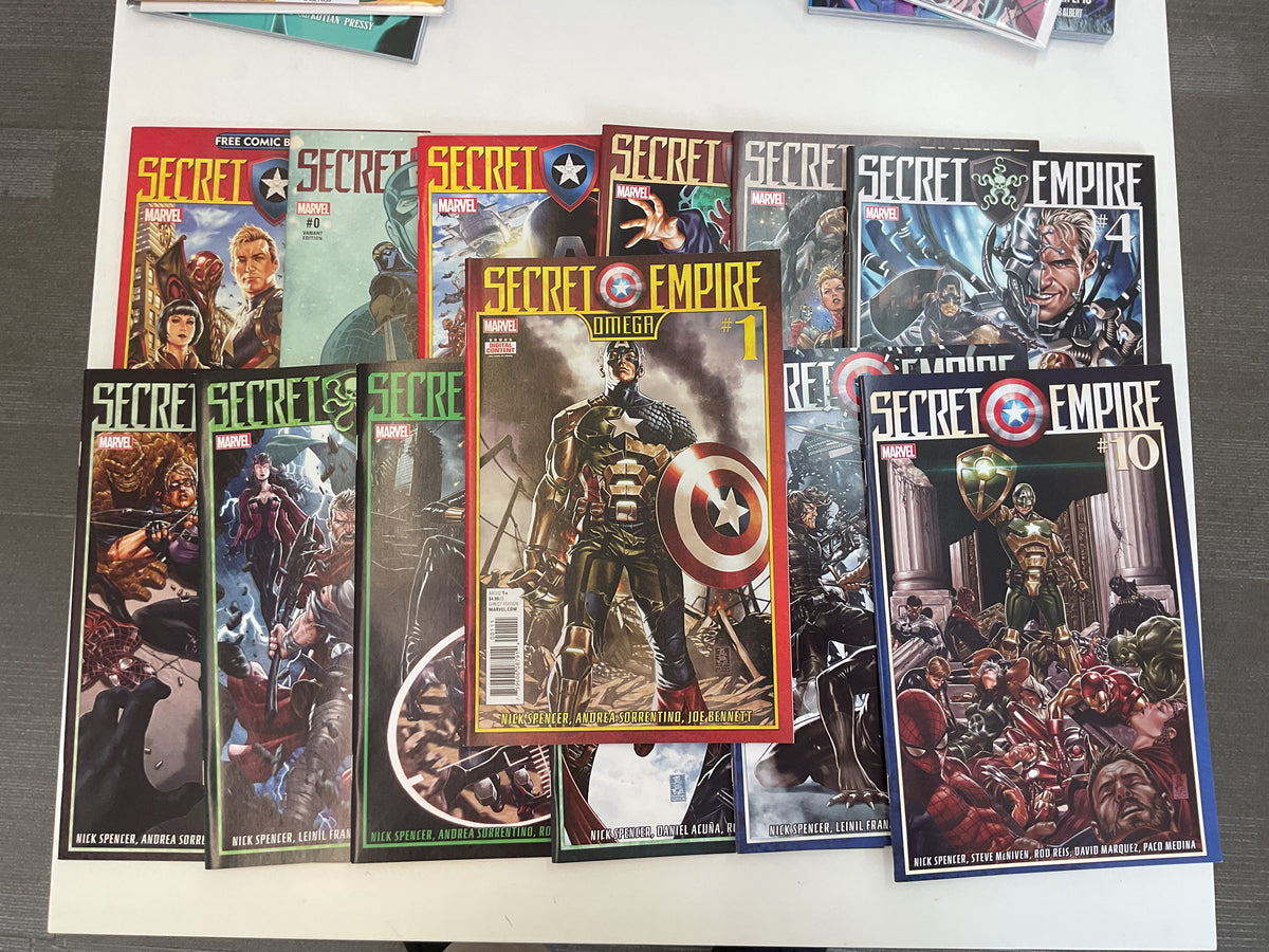 Secret Empire #0-10 + FCBD and Annual #1 2017 Marvel Comics Complete Series Mixed Covers
