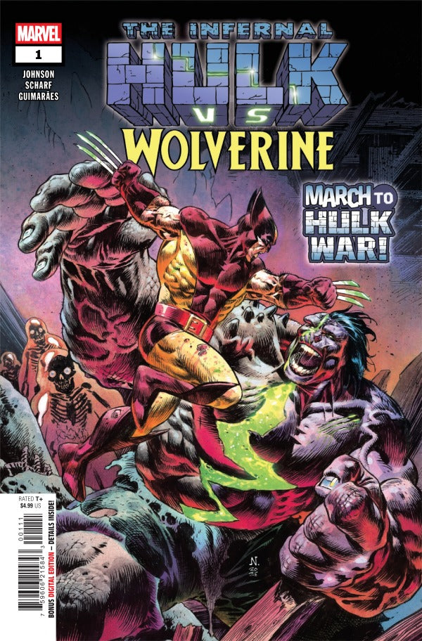 Infernal Hulk Vs Wolverine #1 2026 Marvel Comics