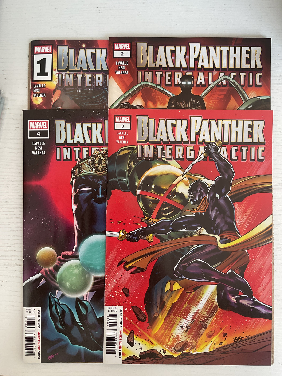 Black Panther Intergalactic #1-4 2025 Marvel Comics Complete Series