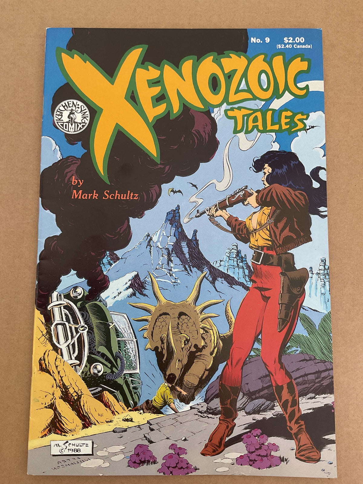 Xenozoic Tales #9 1988 Kitchen Sink Comix