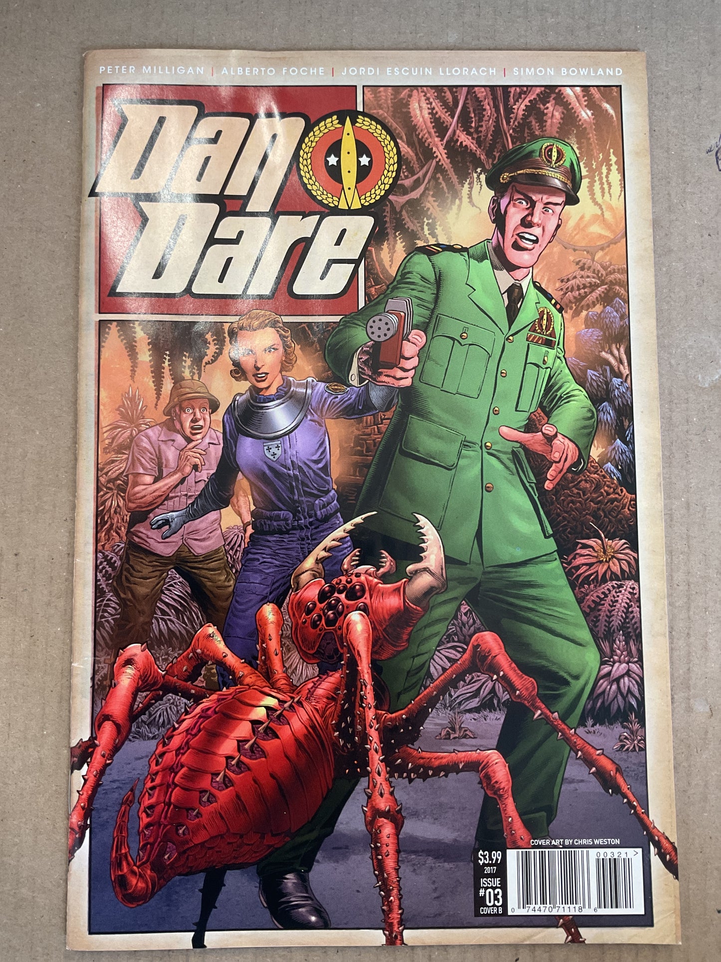 Dan Dare #3 2017 Titan Comics Weston Variant