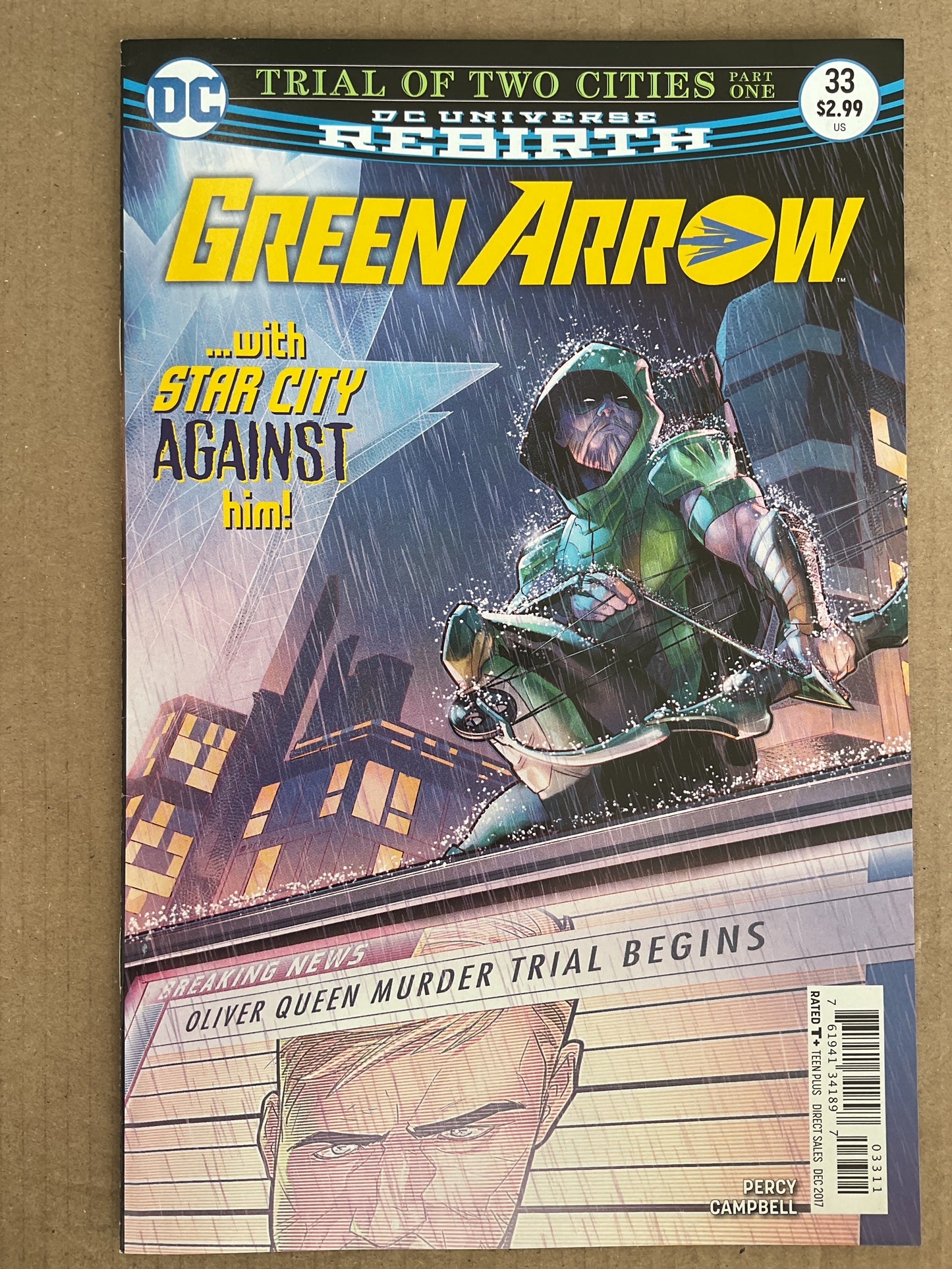 Green Arrow #33 2017 DC Comics