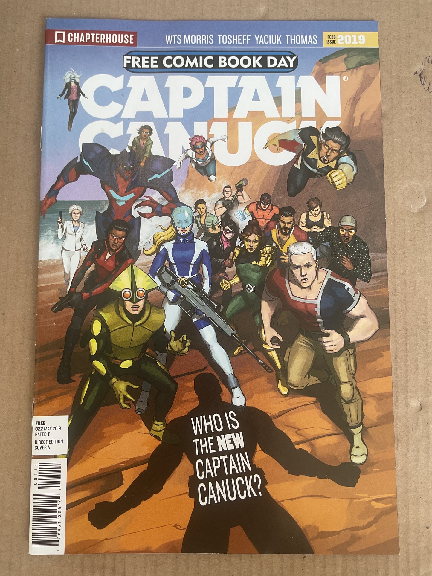 Free Comic Book Day Captain Canuck #1 2019 Chapterhouse Publishing