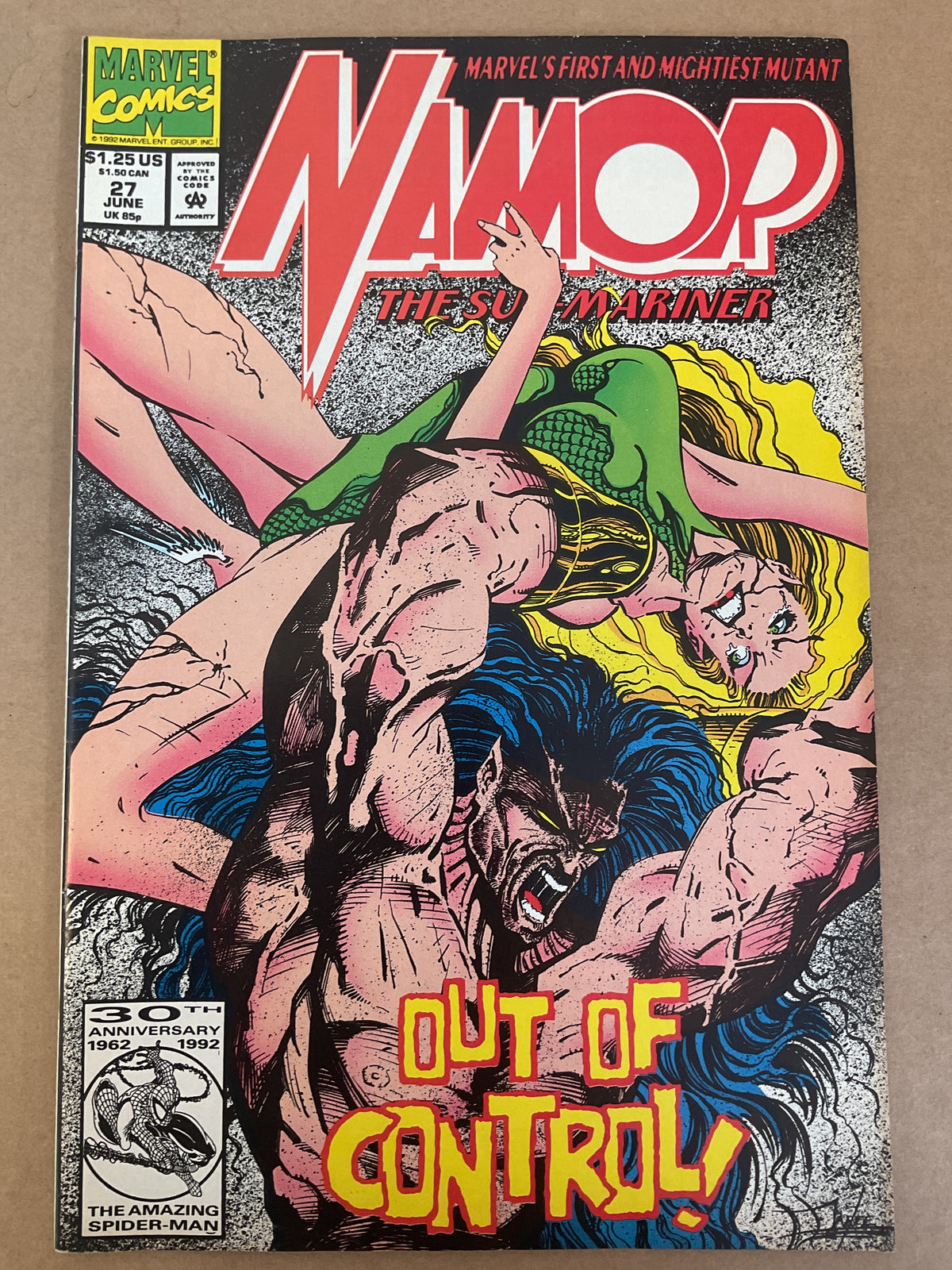 Namor The Sub-Mariner #27 1992 Marvel Comics