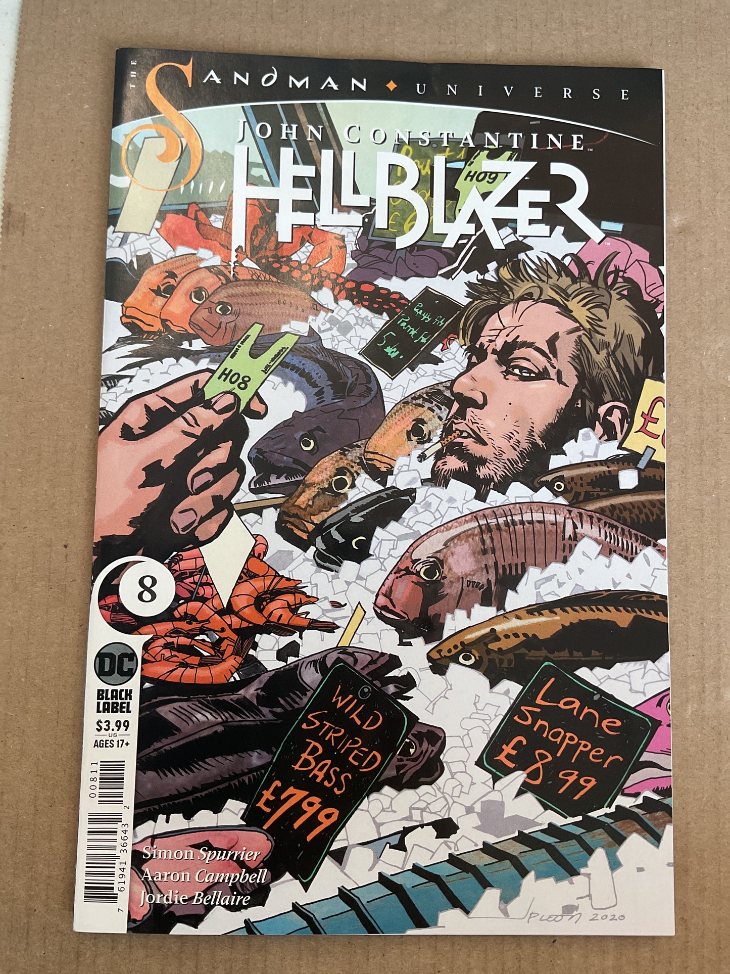 John Constantine Hellblazer #8 2020 DC Comics Black Label