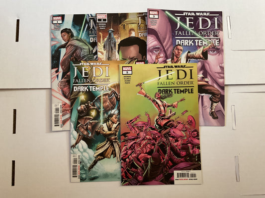 Star Wars Jedi Fallen Order Dark Temple #1-5 2019 Marvel Comics Complete Series Include 1st Appearance of Second Sister