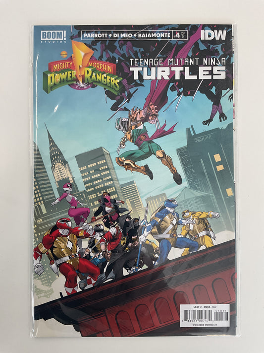 Mighty Morphin Power Rangers/Teenage Mutant Ninja Turtles #2 2019 Boom Studios IDW Publishing
