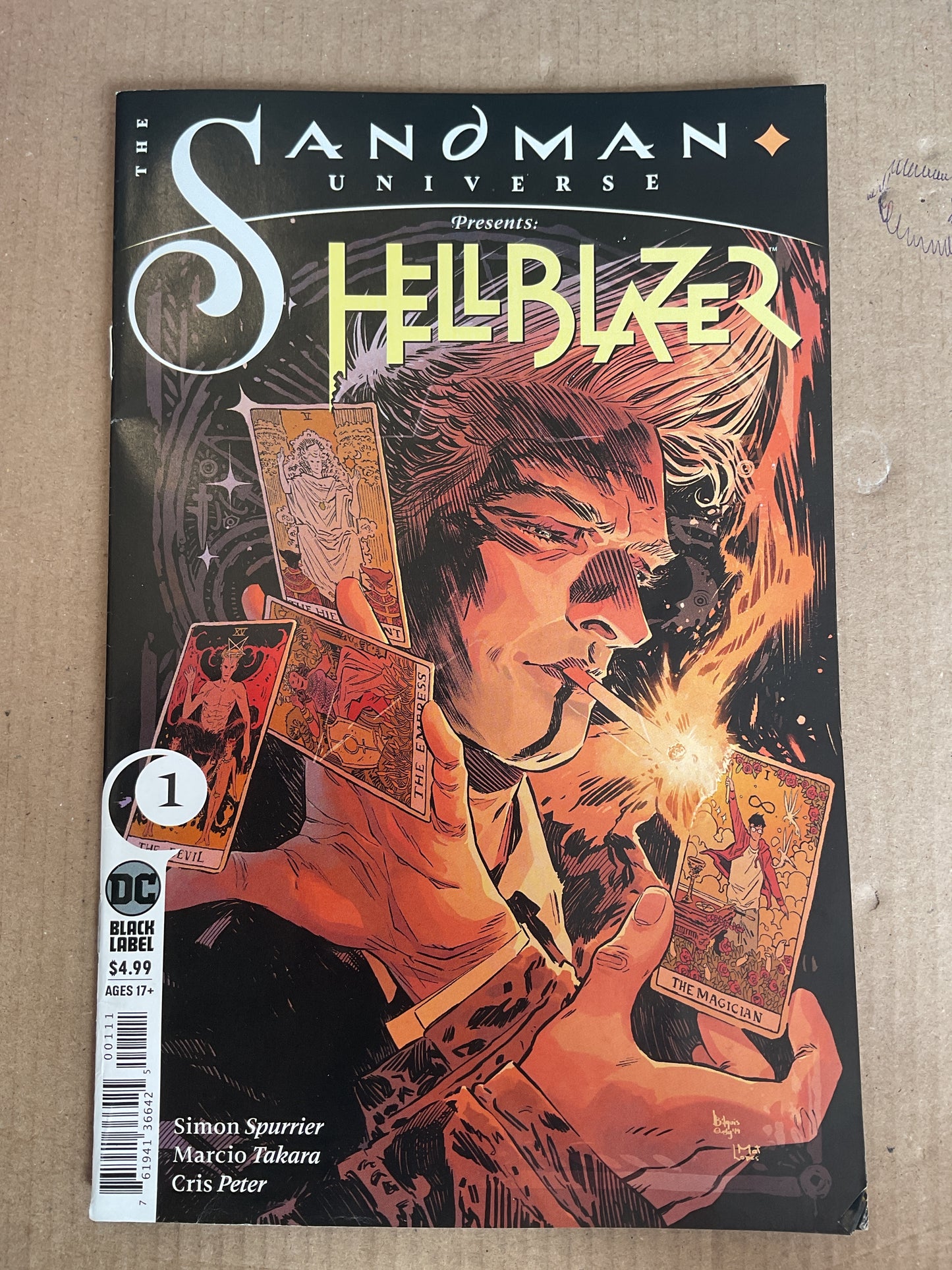 Sandman Universe Presents Hellblazer #1 2019 DC Comics Black Label