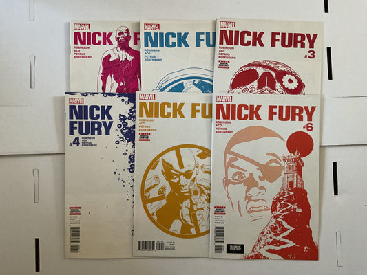Nick Fury #1-6 2017 Marvel Comics Complete Series