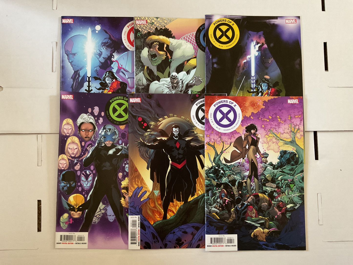 Powers Of X #1-6 2019 Marvel Comics Complete Series Inc 1st Appearance Of Rasputin IV