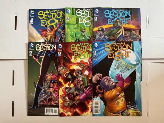 All-Star Section Eight #1-6 2015 DC Comic Complete Series